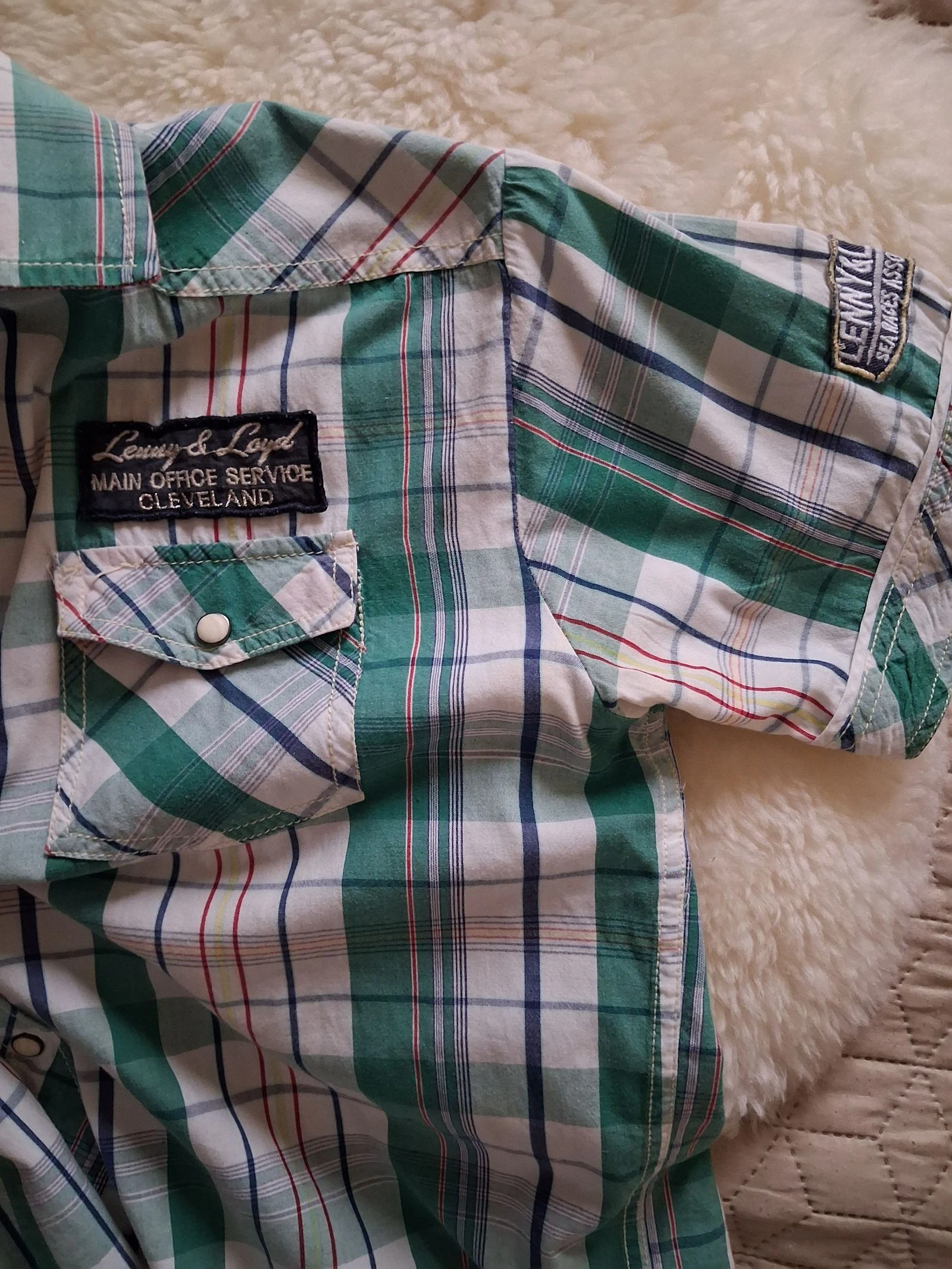Belle Chemise homme manches courtes Lenny&Loyd  taille M – photo 5